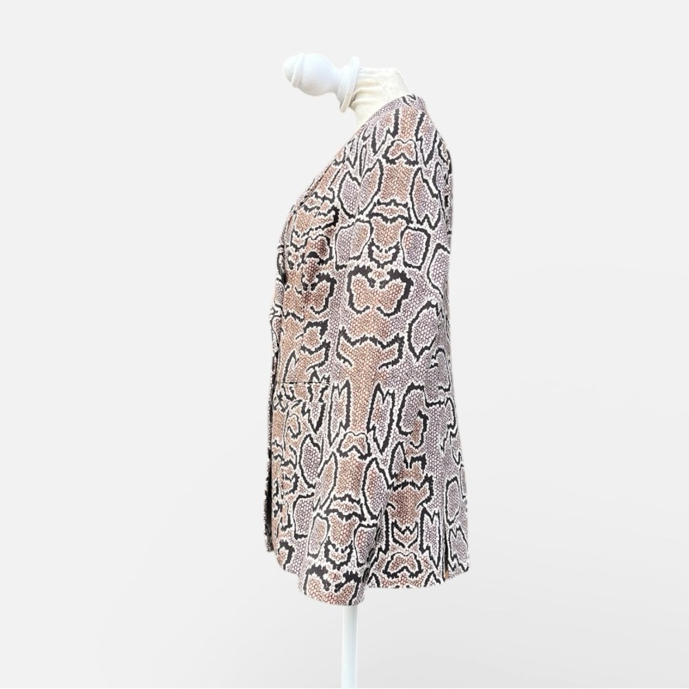 Cabi Python Snake Print Double Breasted Ponte Bla… - image 7